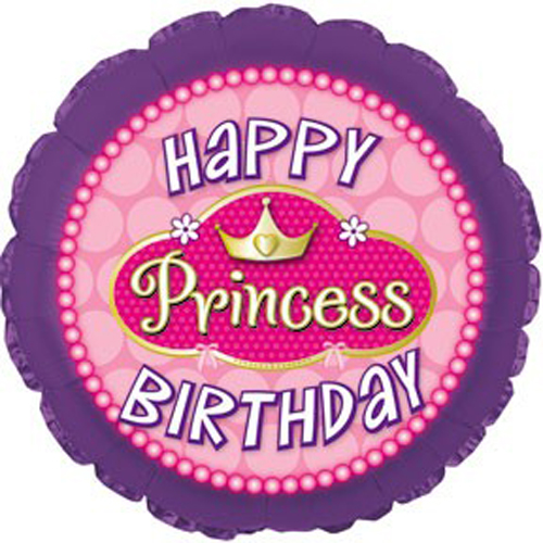 Princess birthday balloon