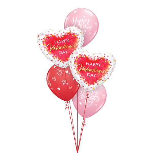 Balloon bouquet - roses heart 