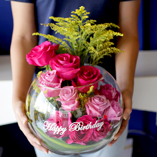 Birthday flower Bowl 