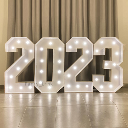2023 Mosaic numbers with lights 