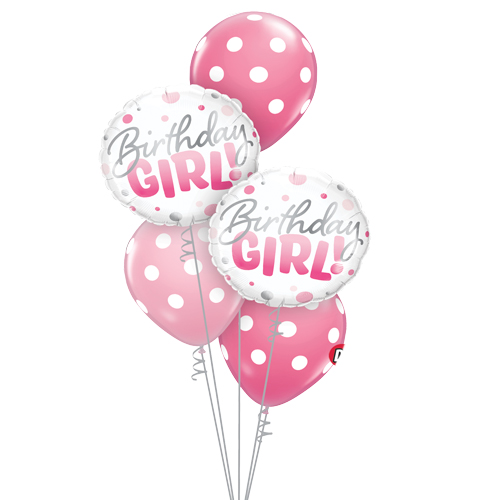 Birthday Girl balloon bouquet 
