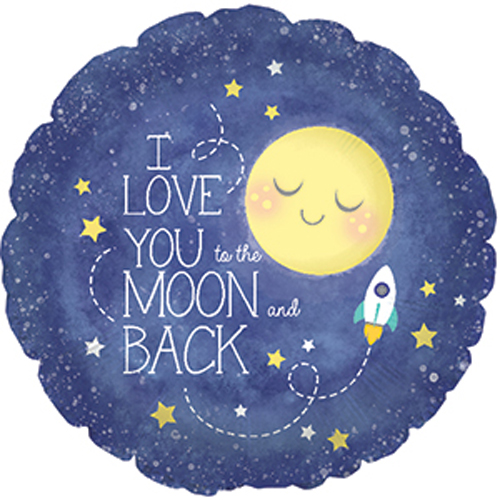 To the moon and back balloon