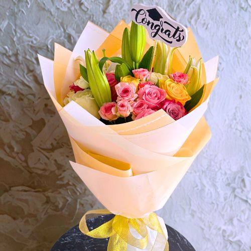 Pastel Graduation Bouquet