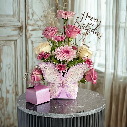 Purple Butterfly Birthday