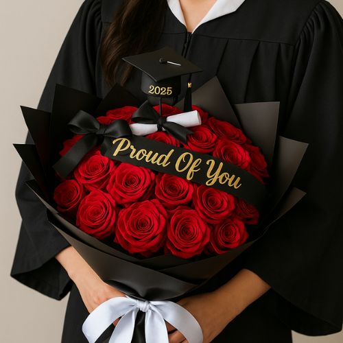 Proud Of You Red Rose Bouquet