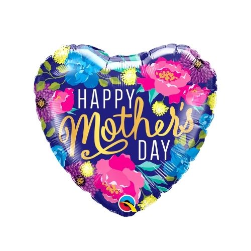 Tropical Heart Happy Mother’s Day Foil Balloon