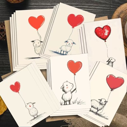 Love sheep cards