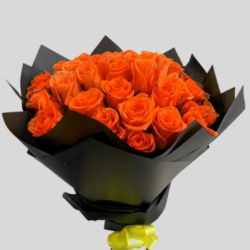 25 Orange rose Bouquet