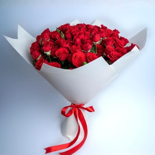 Red Baby rose bouquet 10 stem 