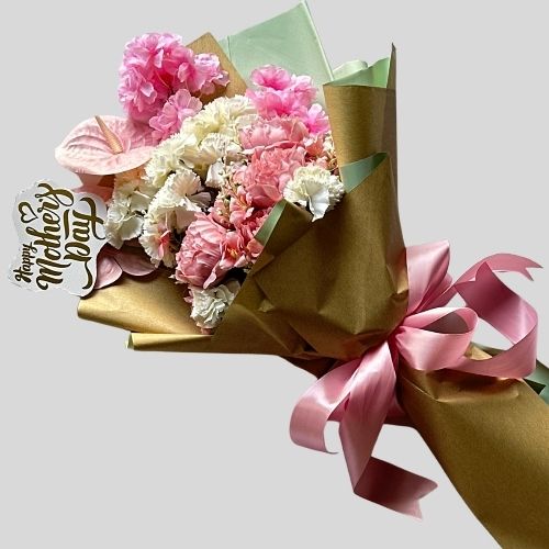 Golden Pastel Mother’s Day Bouquet