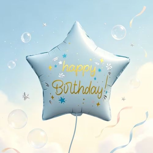 Blue Star Helium Balloom