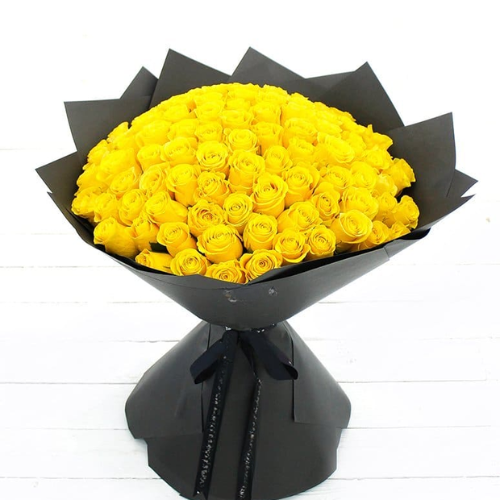 Black and yellow 100