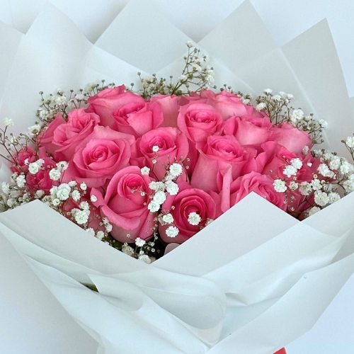 Pure pink bouquet 