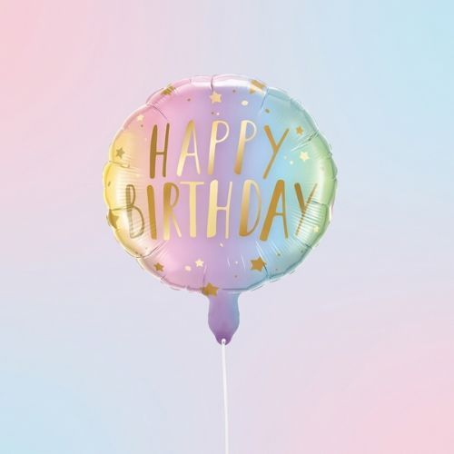 Pastel Foil Helium Balloon