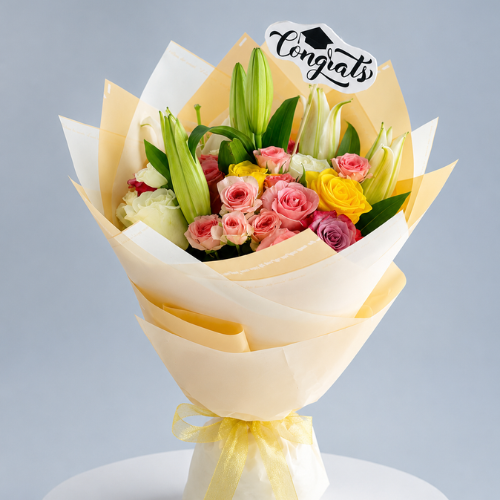 Pastel Graduation Bouquet
