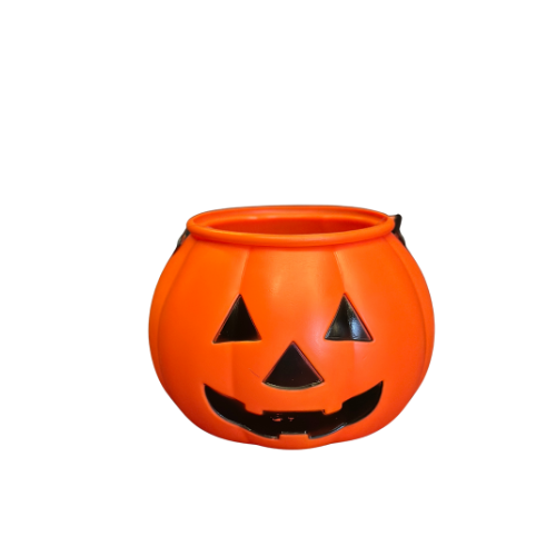 Plastic Pumpkin trick or treat