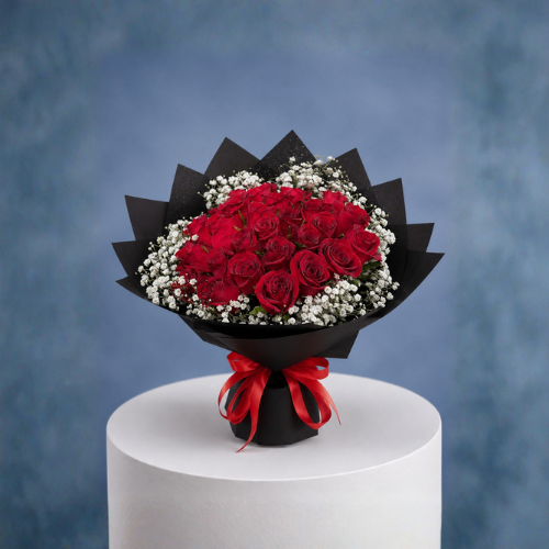The Midnight Passion Bouquet