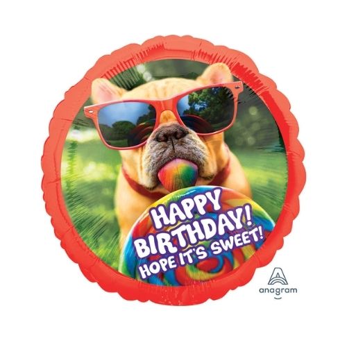 Birthday Dog Foil Balloon