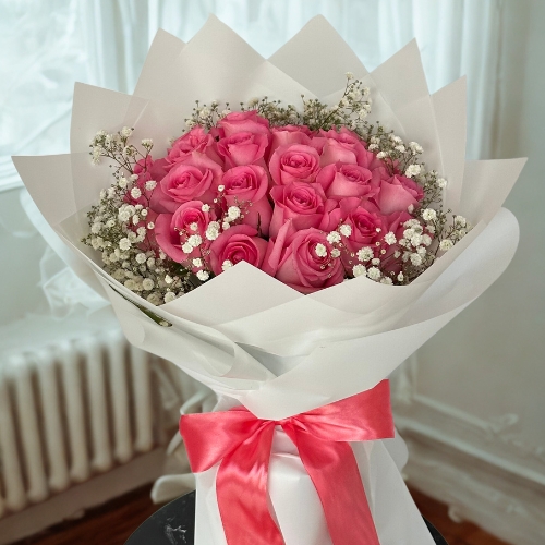 Pure pink bouquet 