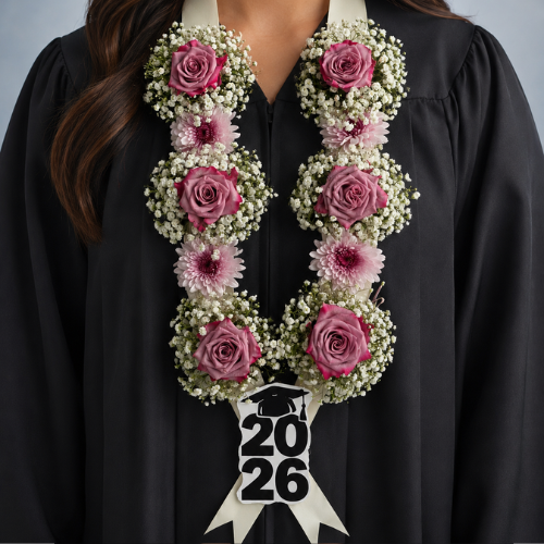 Elegant Purple Graduation Garland