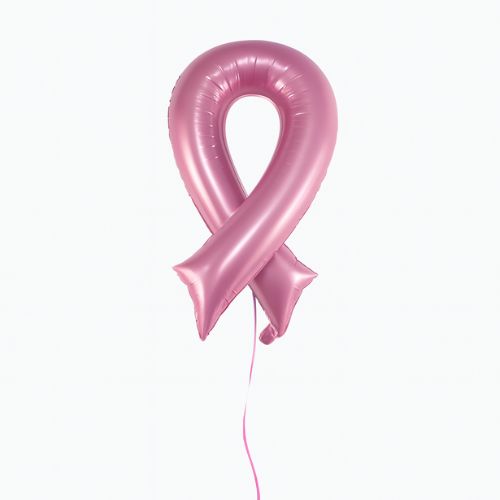 Pink Ribbon Foil Balloon