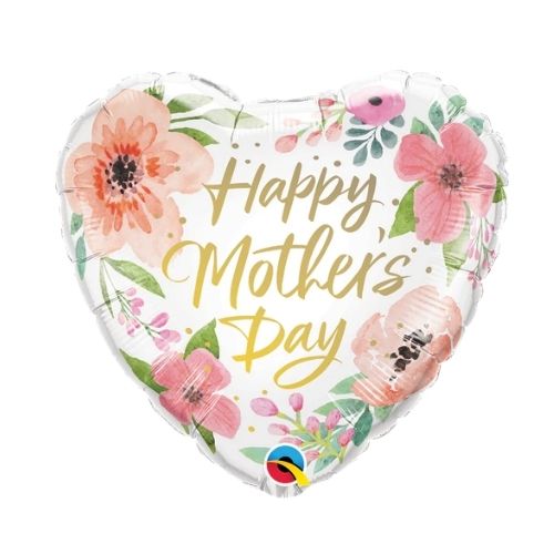 Floral Heart Happy Mother’s Day Foil Balloon