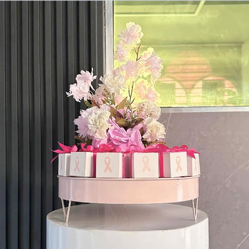 Think Pink Premium Belgian Chocolate Presentation Stand