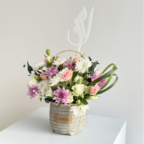 Spring Flower Basket