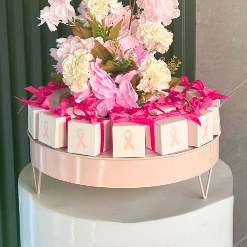 Think Pink Premium Belgian Chocolate Presentation Stand