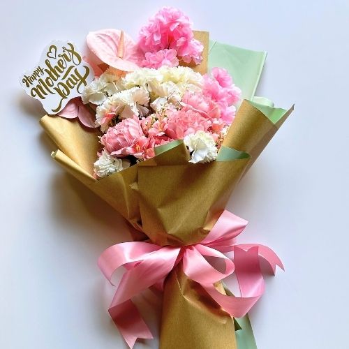 Golden Pastel Mother’s Day Bouquet