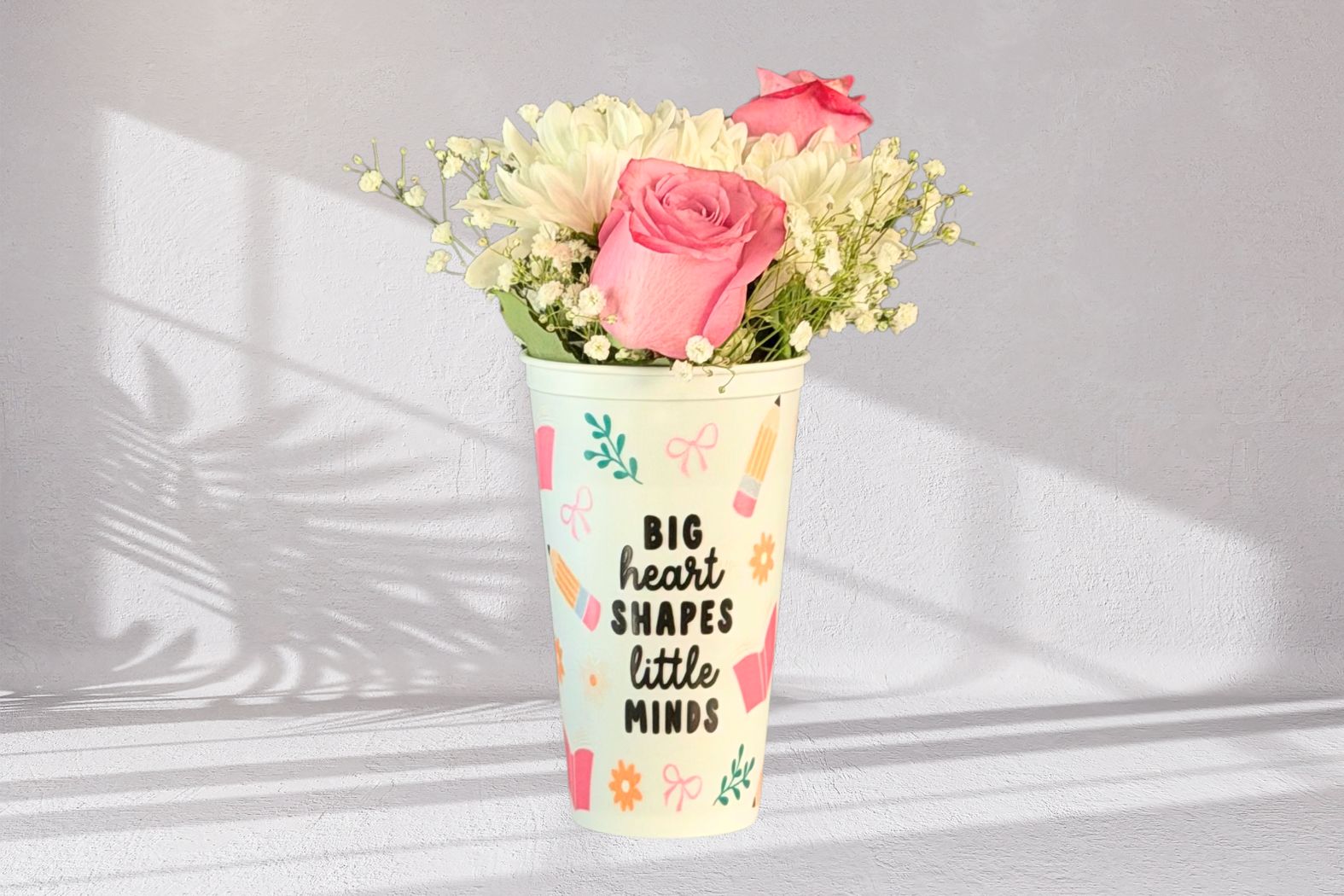 Teacher's Cup Flowers